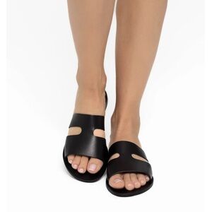 ANCIENT GREEK SANDALS Black Apteros Sandals Size 38 8